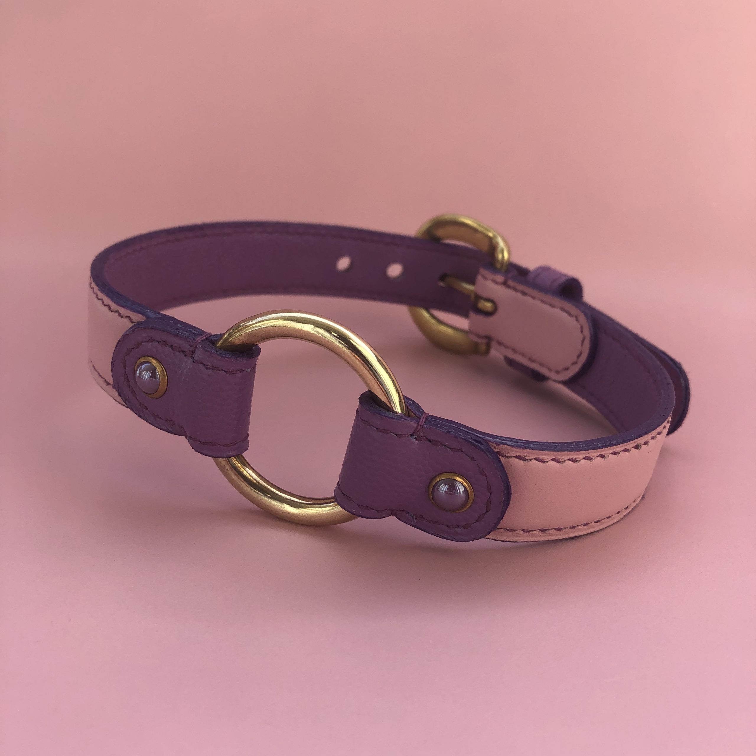 Baby Pink Collar Front