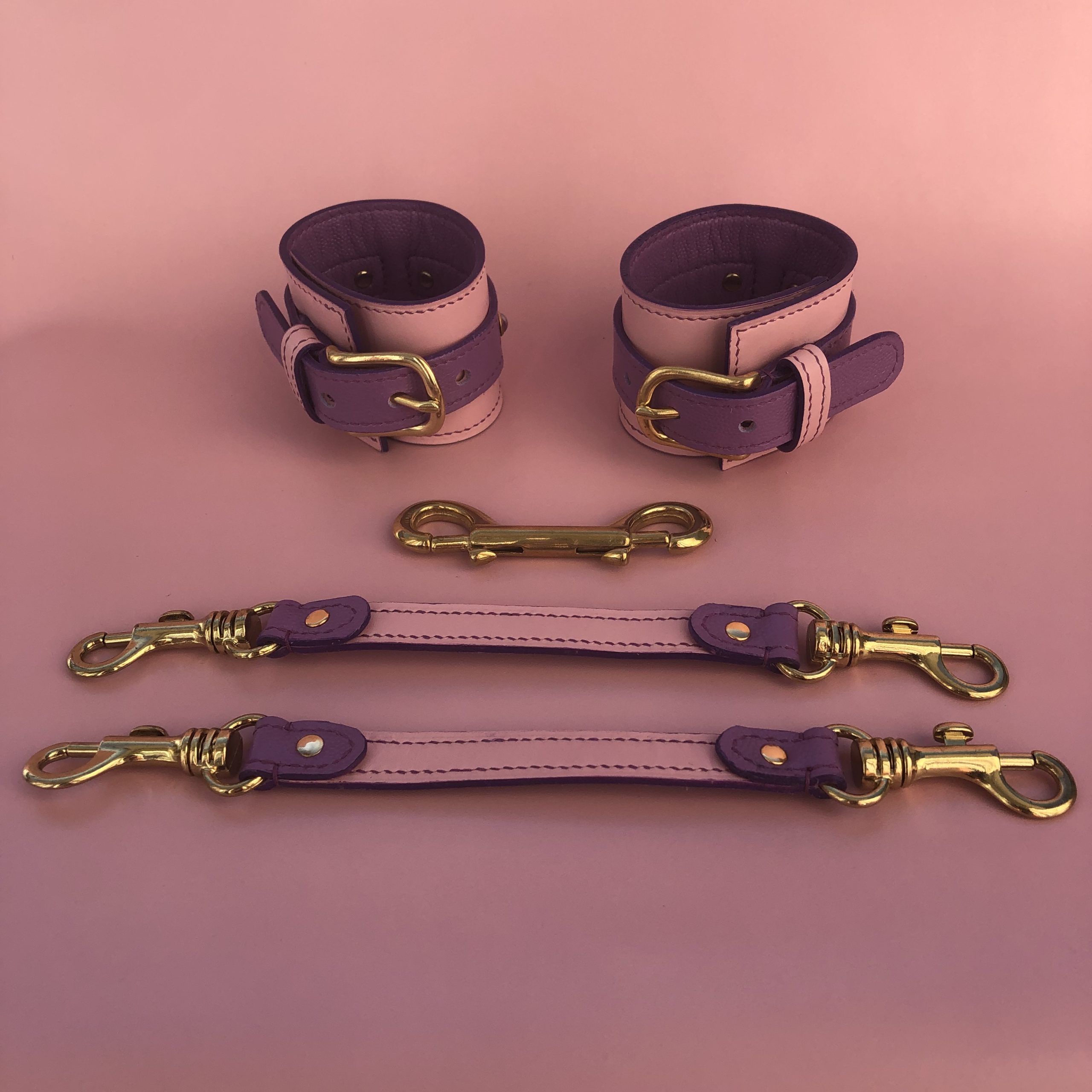 Baby Pink Cuffs and accessories