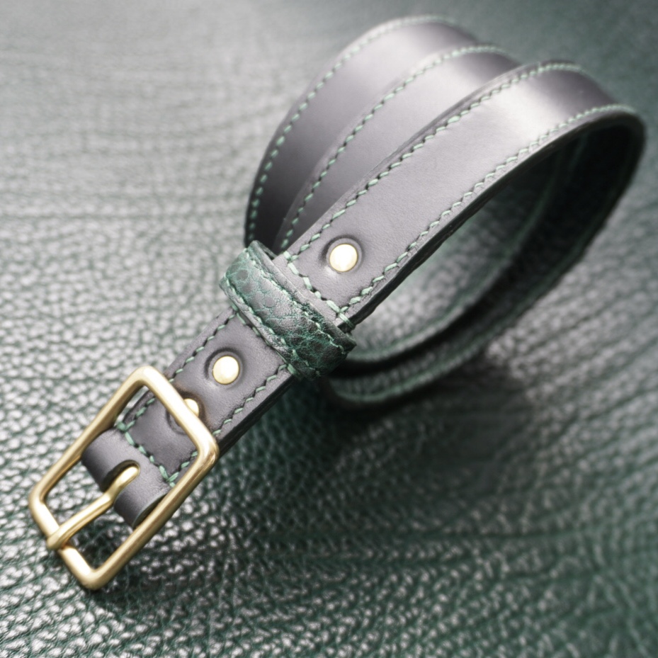 Black and Green Belt Side