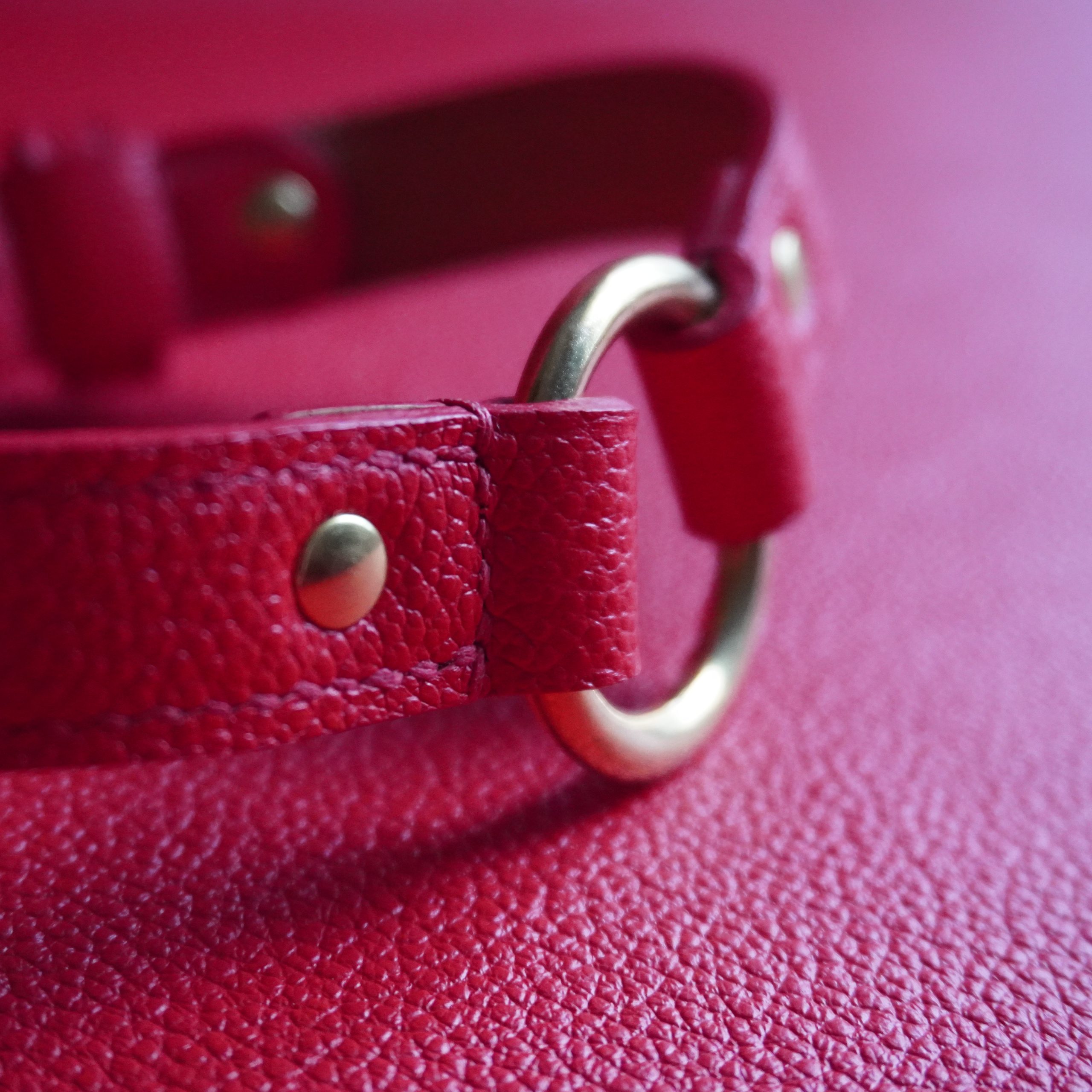 Simple Choker Red Closeup