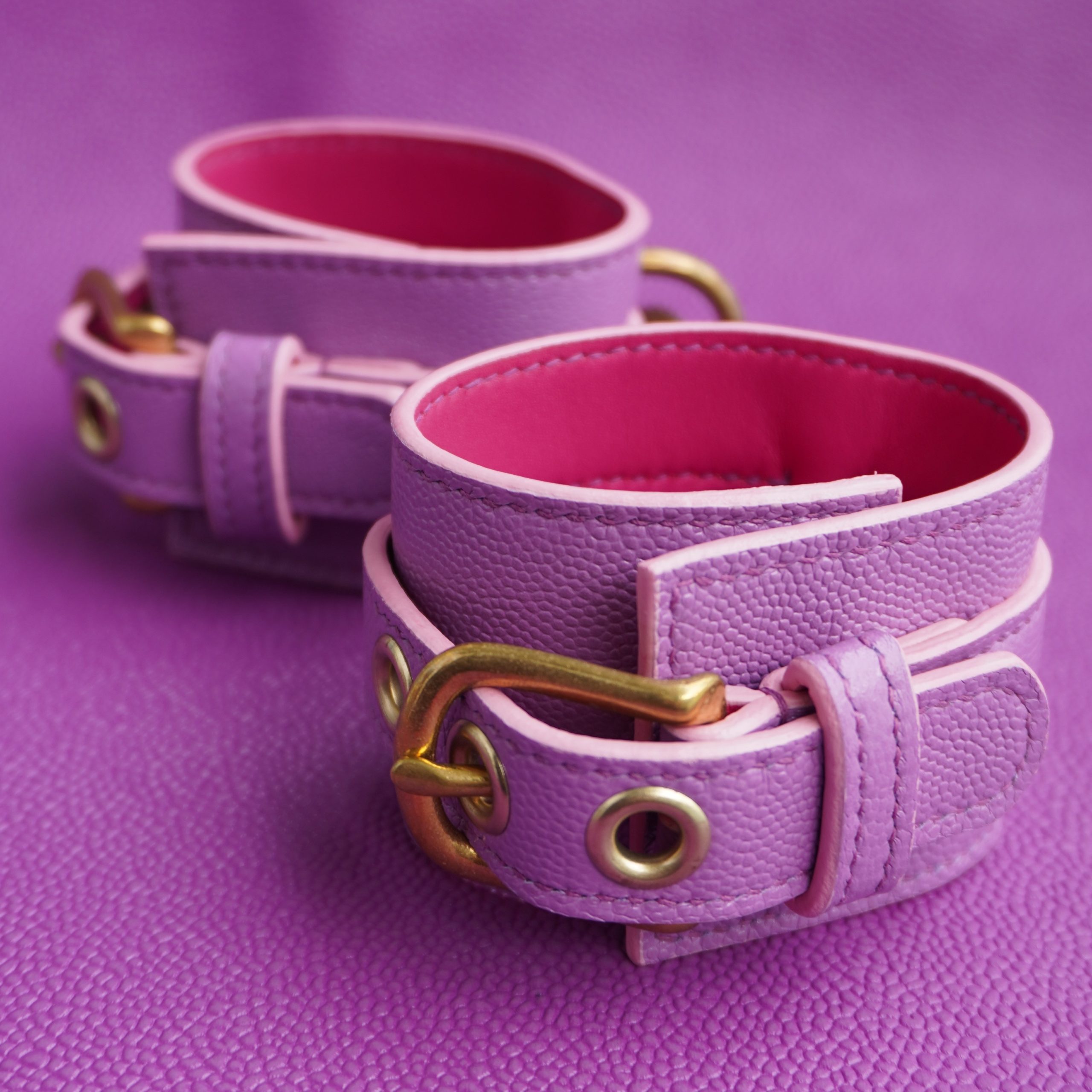 Purple Handcuffs Side