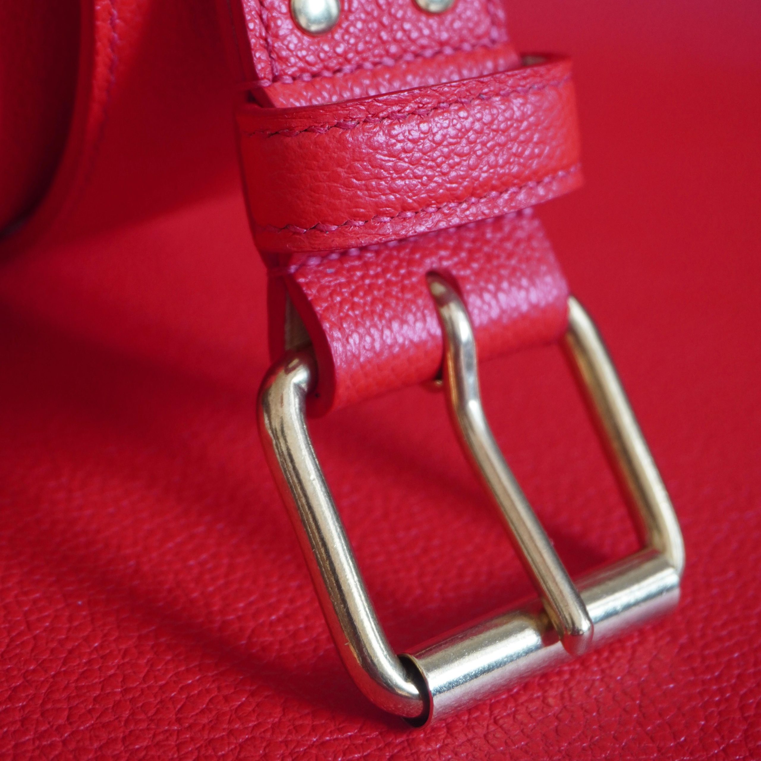 Maggiore Belt Red Buckle